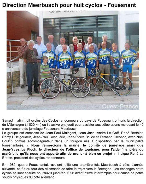 Ouest france mai 2008