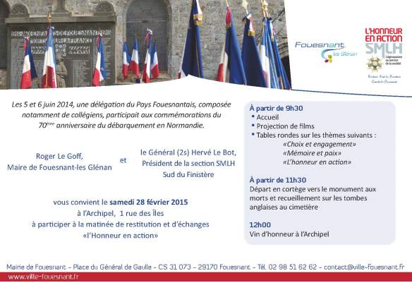 Ceremonie Honneur en action 28.02.2015