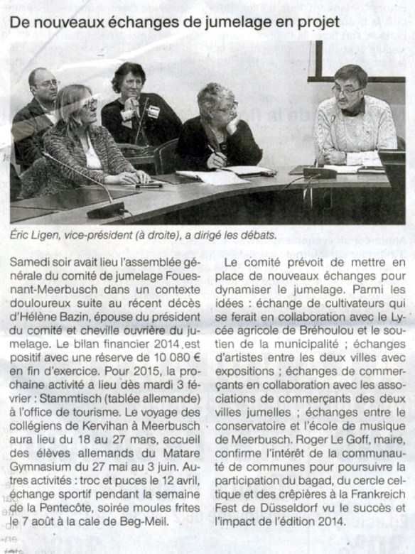 Ouest France - 3 février 2015