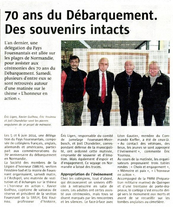 Le Télégramme - 02 03 2015