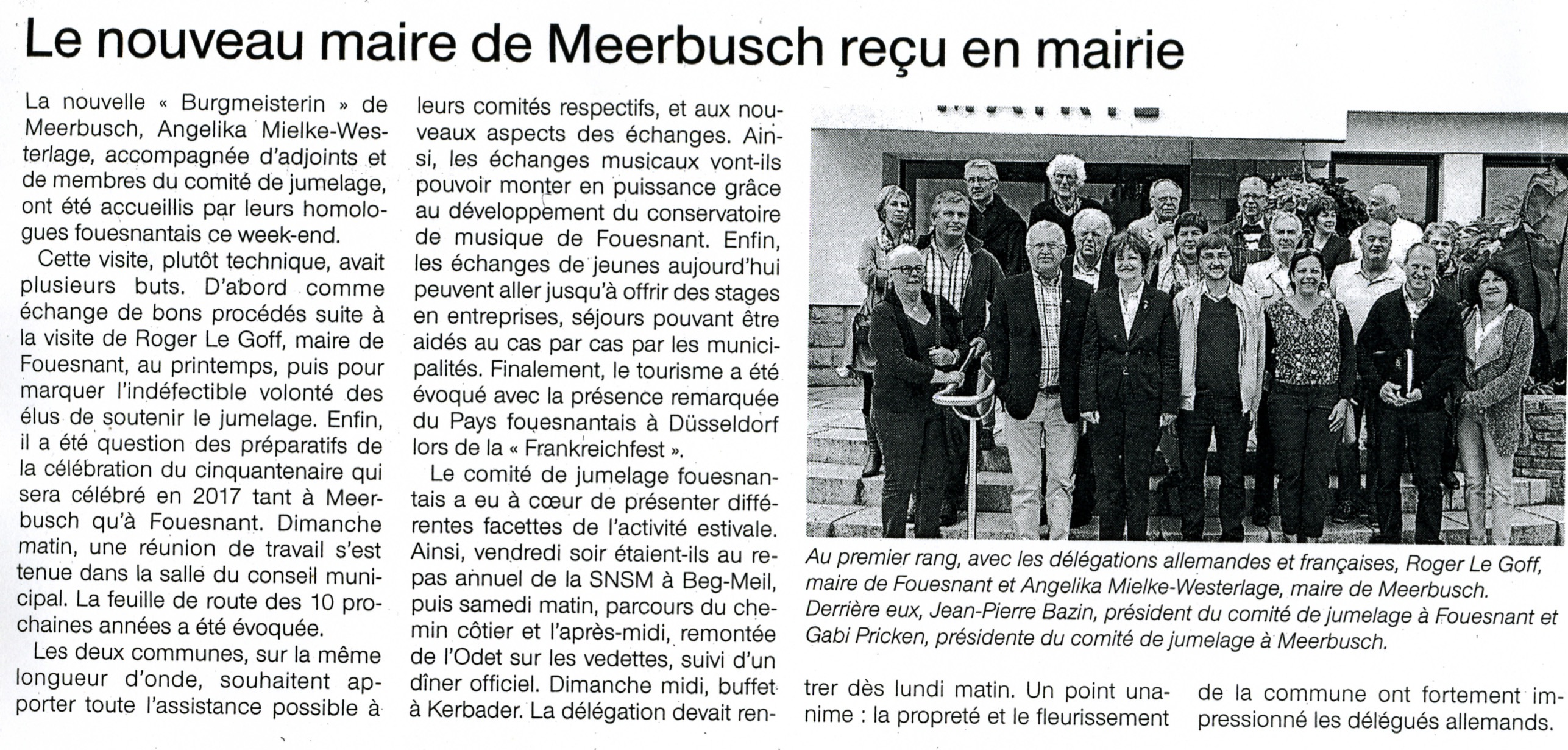 Ouest France 20 août 2015
