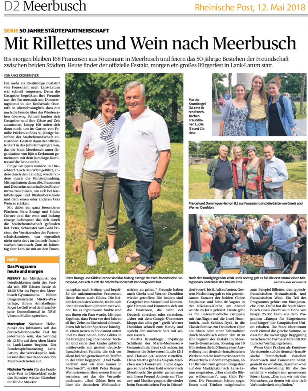 Rheinische Post 12 mai 2018