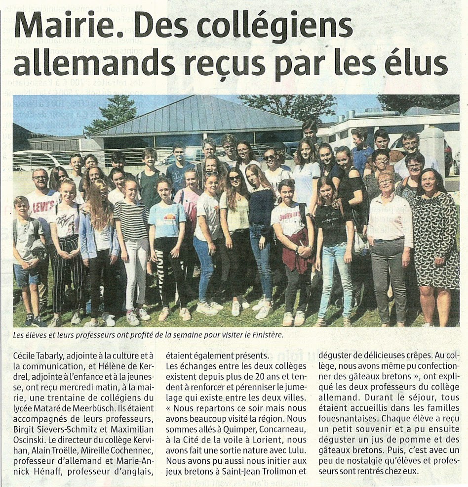 Télégramme 21 juin 2018