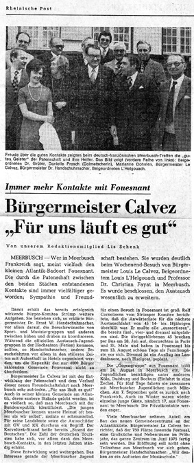 Rheinische Post 1er avril 1974