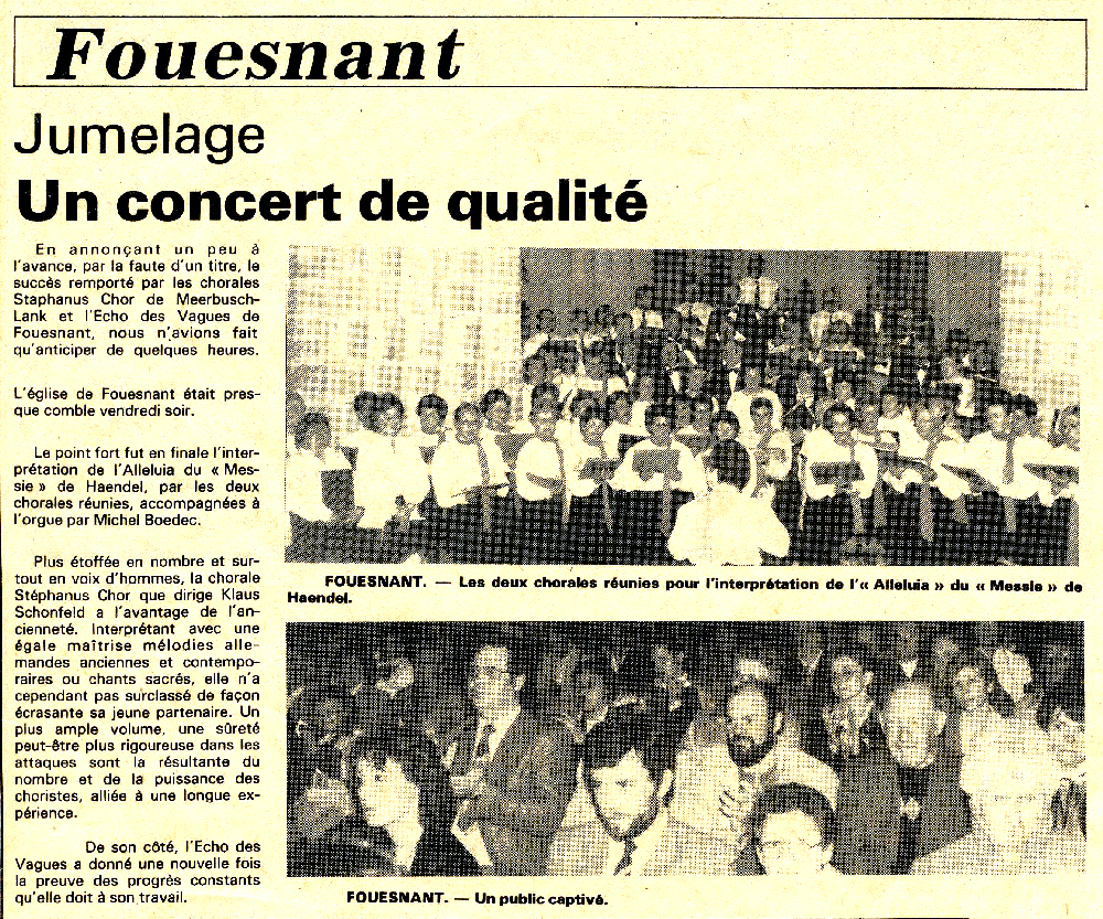 Le Télégramme 5 mai 1986