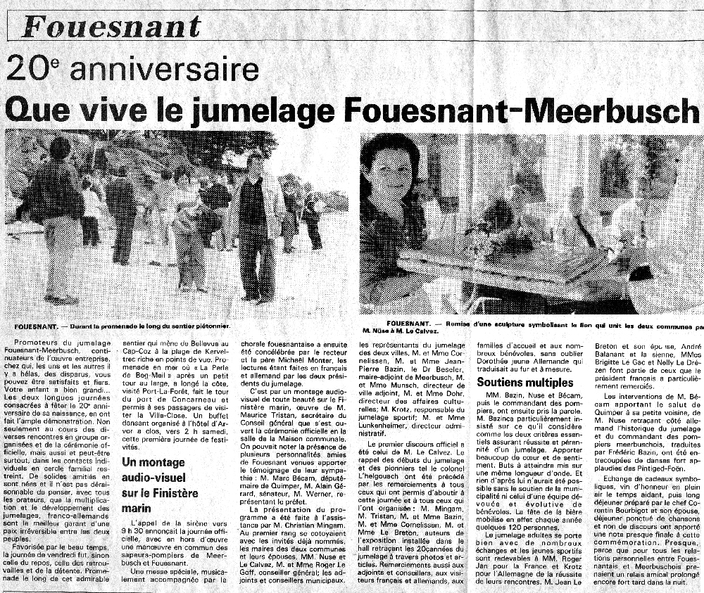 Le Télégramme 4 mai 1987