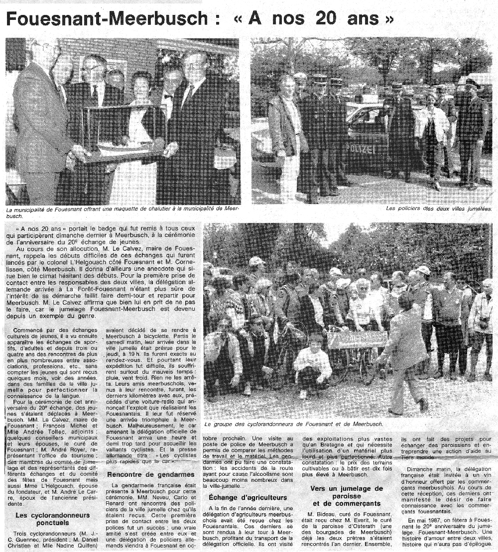 Le Télégramme 16 mai 1988
