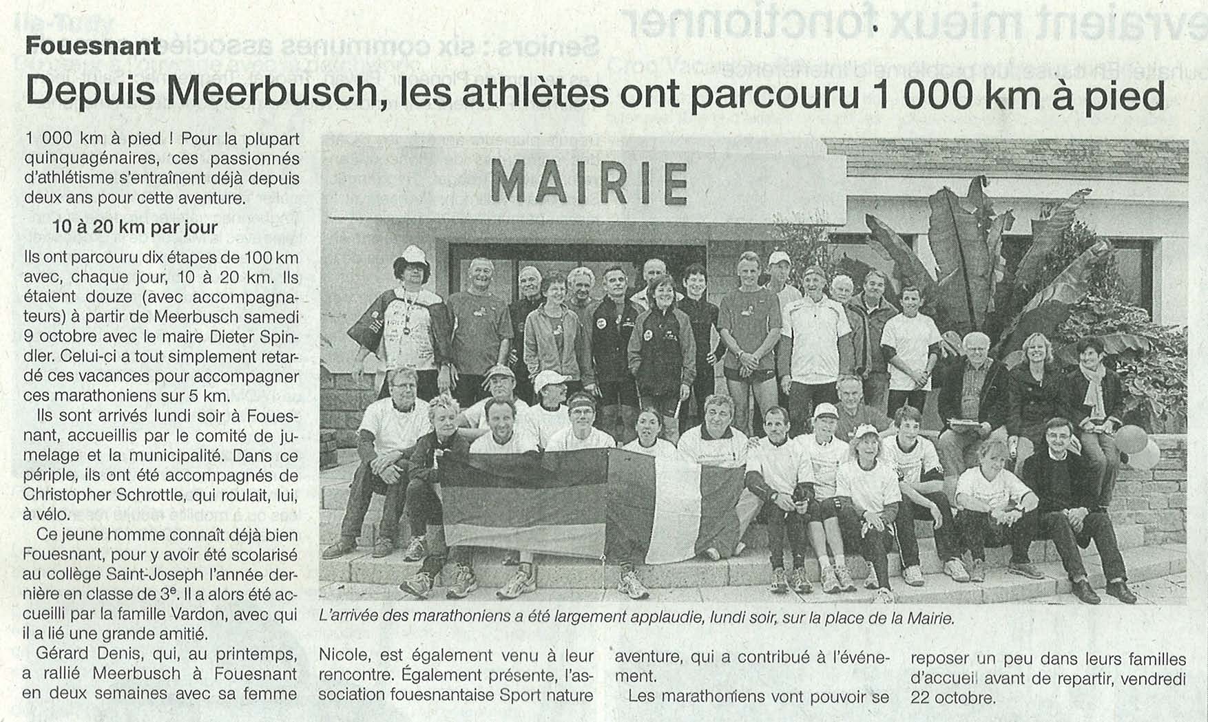 Ouest France octobre 2010