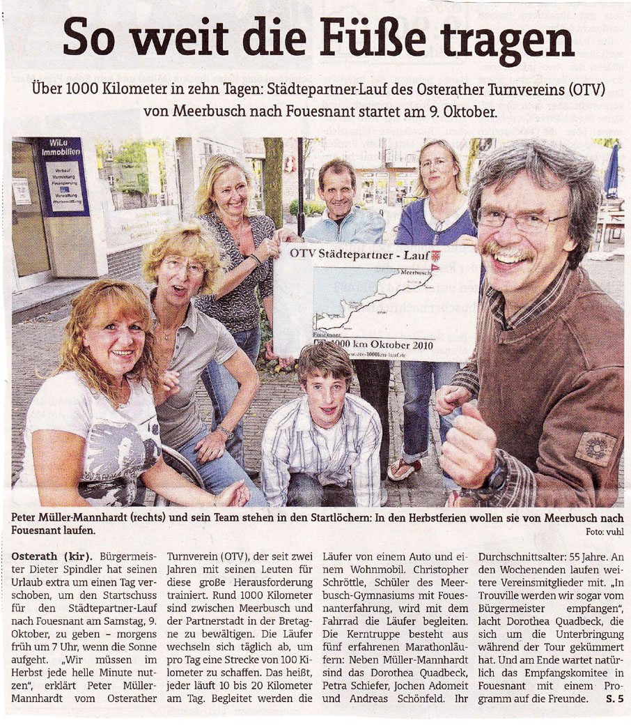 Rheinische Post octobre 2010