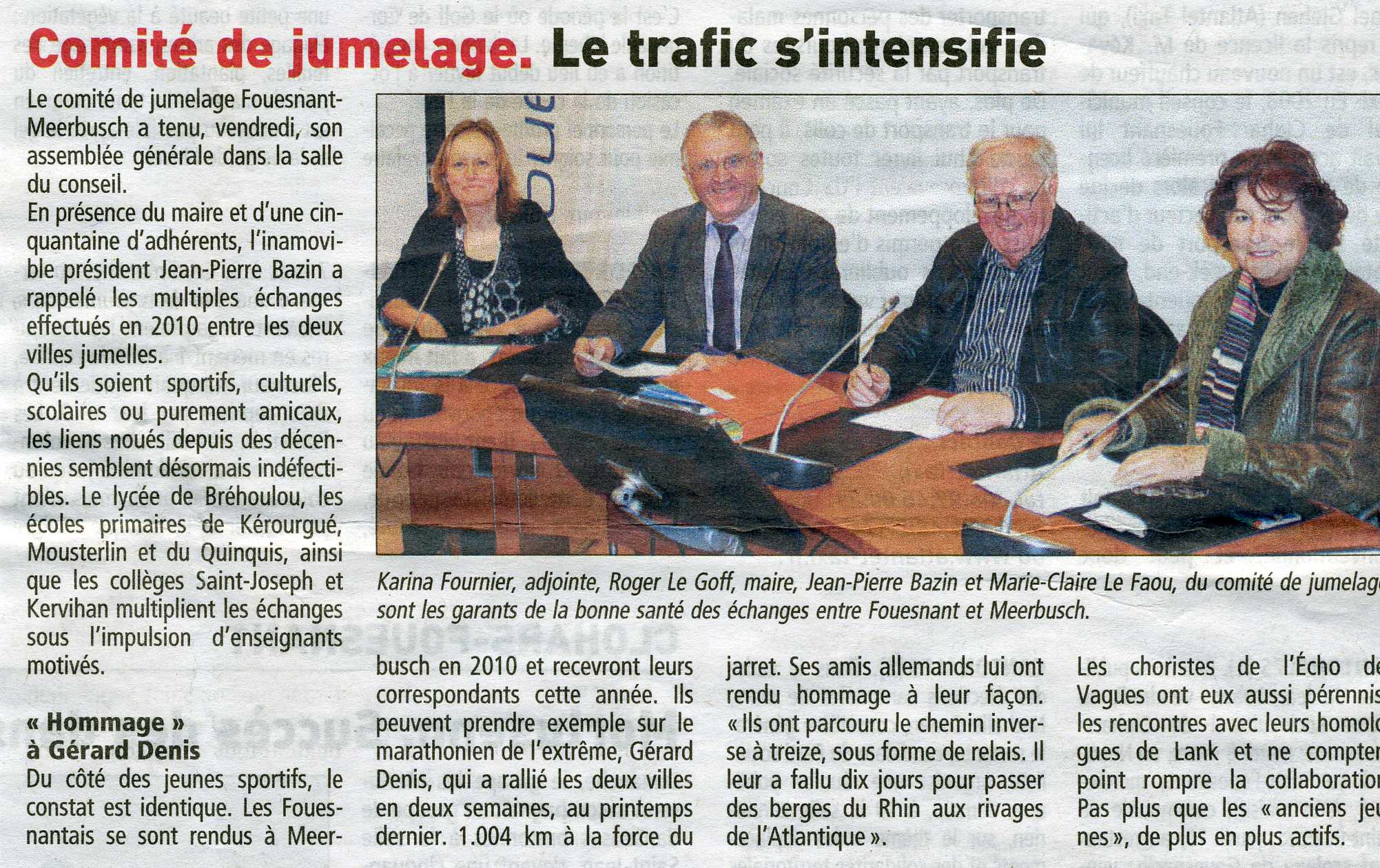 Le Télégramme 2 mars 2011