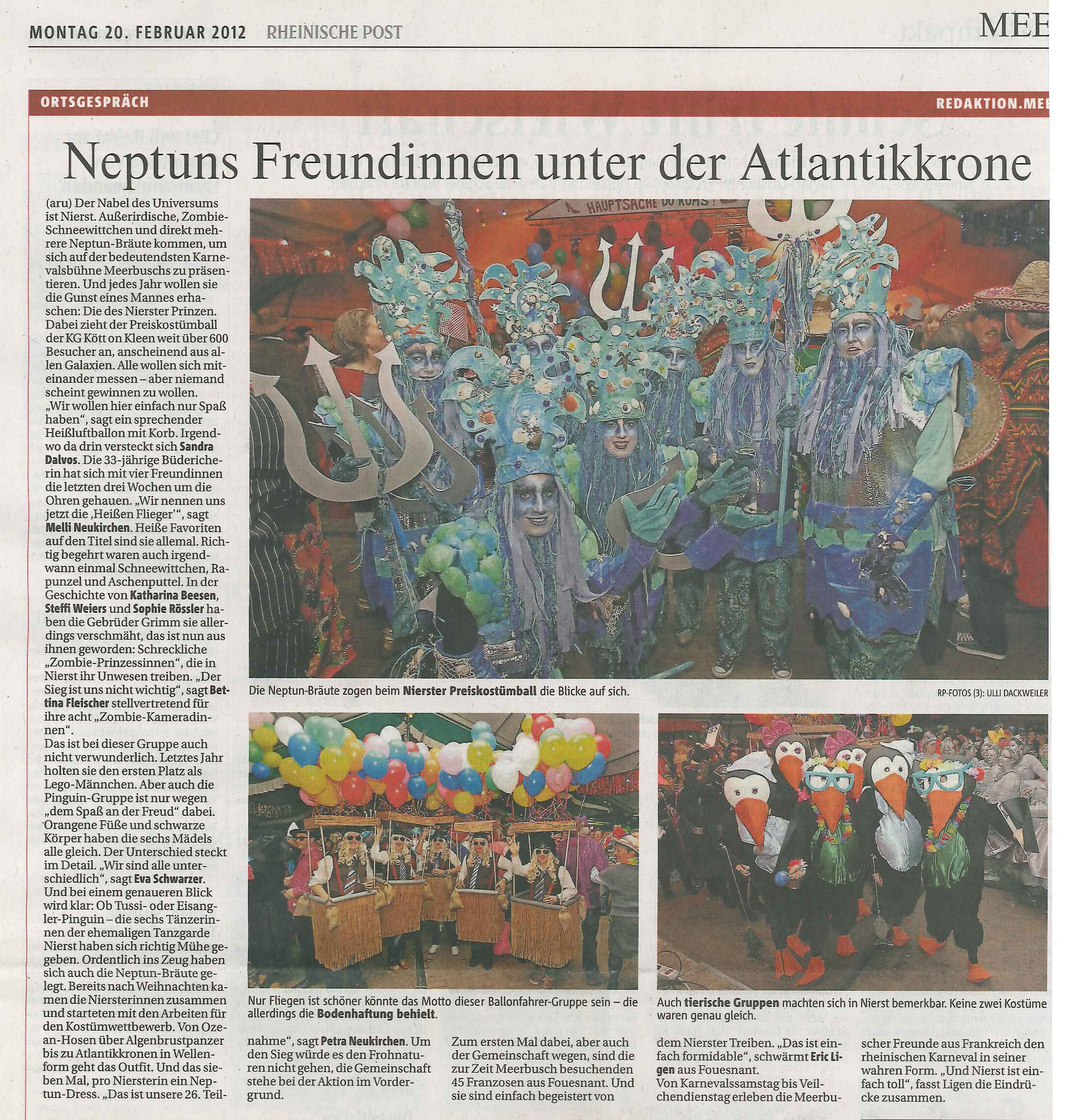 Rheinische Post 20 février 2012