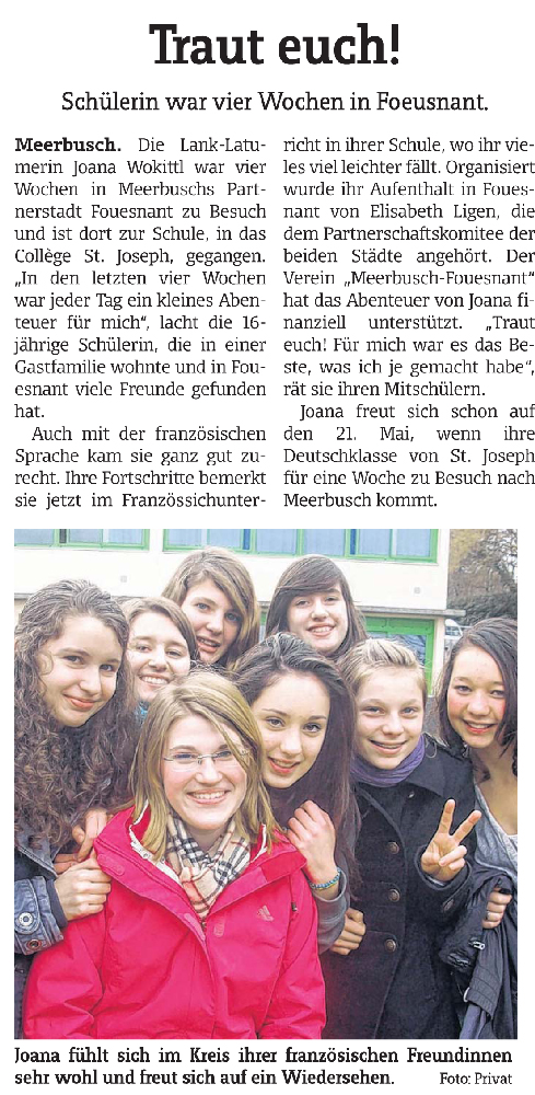 Meerbuscher Nachrichten 23 mars 2011