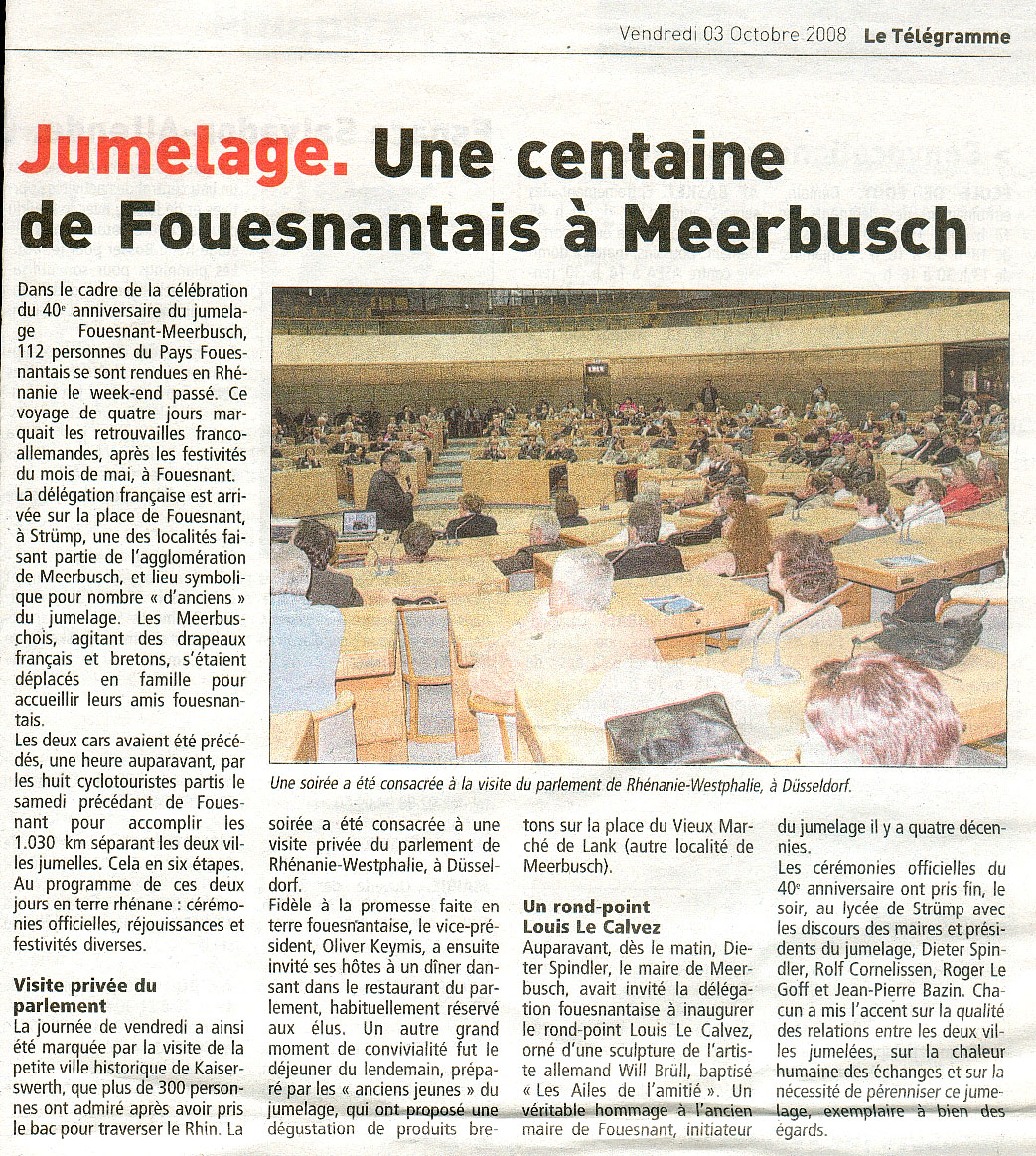 Télégramme 3 octobre 2008