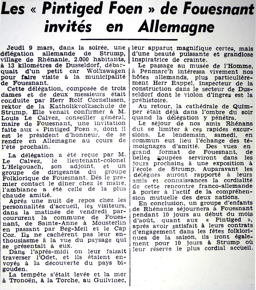 Ouest France, mars 1967