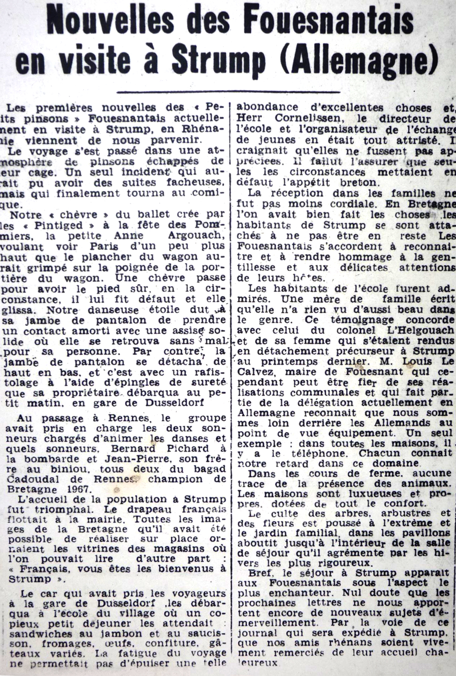 Ouest France, septembre 1967
