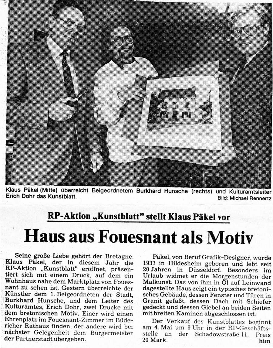 Rheinische Post, 3 mai 1985
