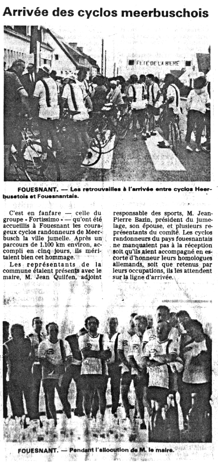 Le Télégramme, 23 juin 1985