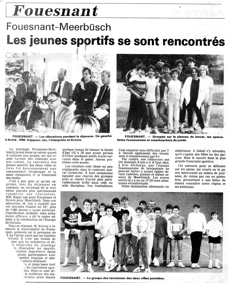 Ouest France, mai 1985