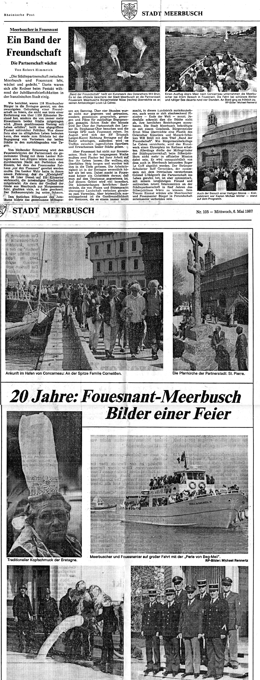 Rheinische Post, 6 mai 1987