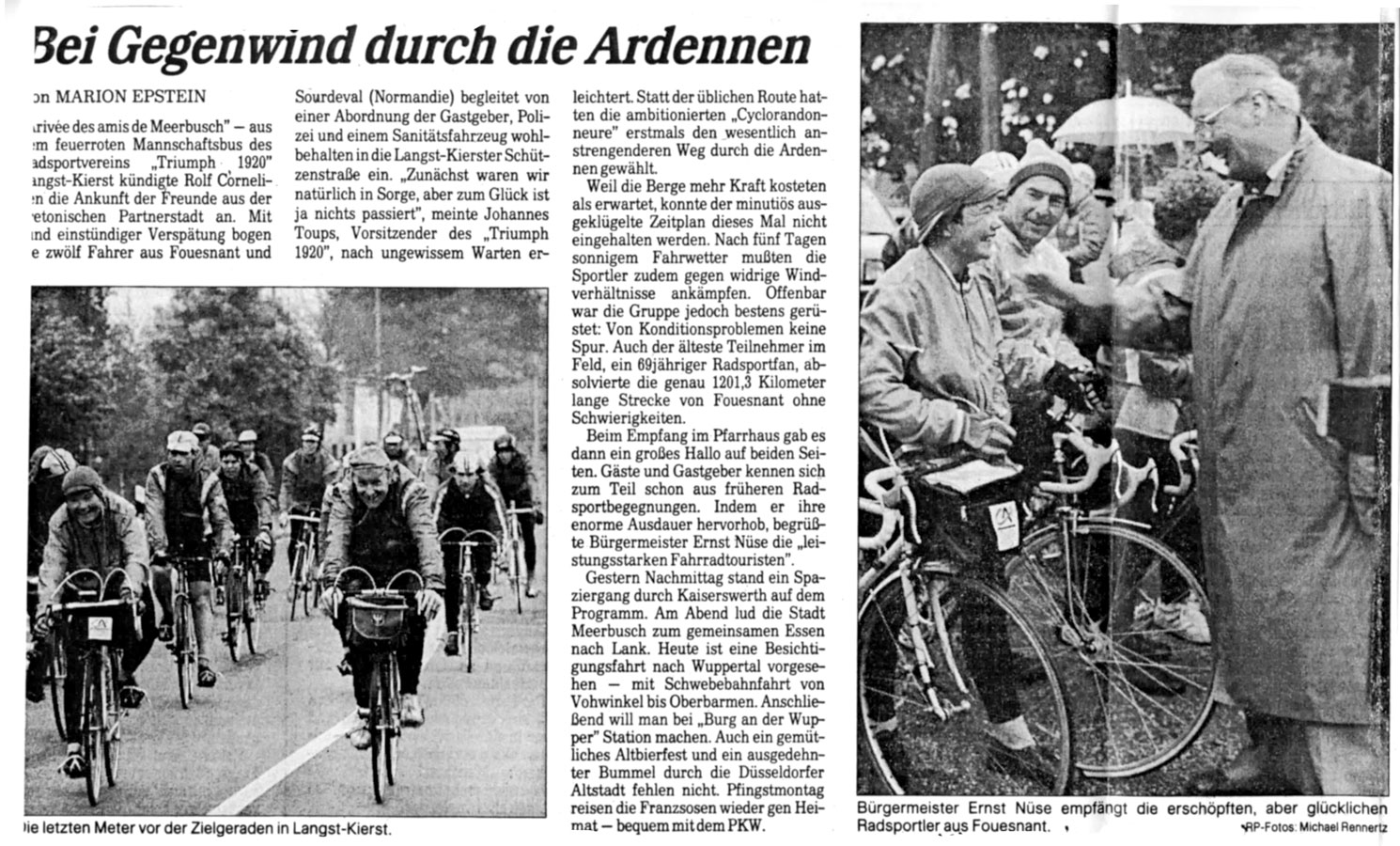 Rheinische Post, mai 1988
