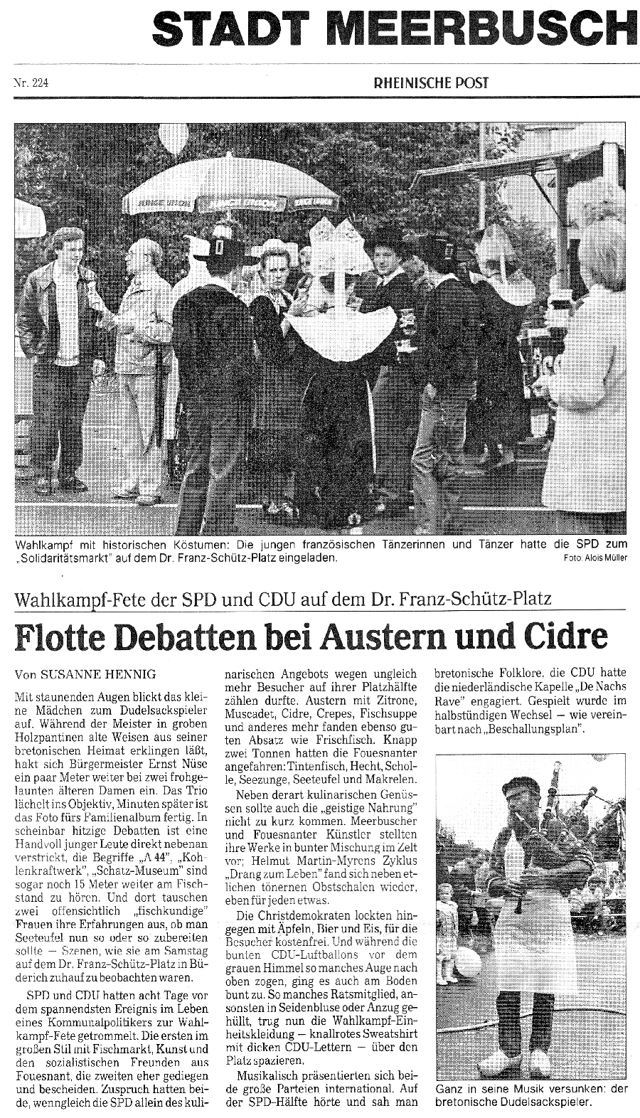 Rheinische Post, mai 1989
