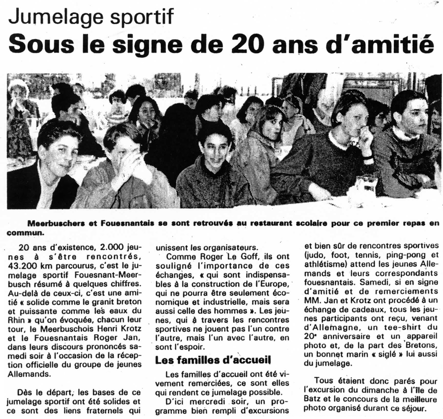 Ouest France, mai 1992