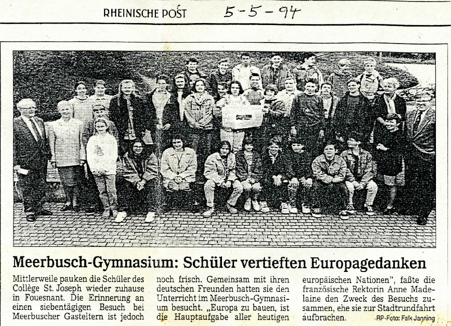 Rheinische Post, 5 mai 1994