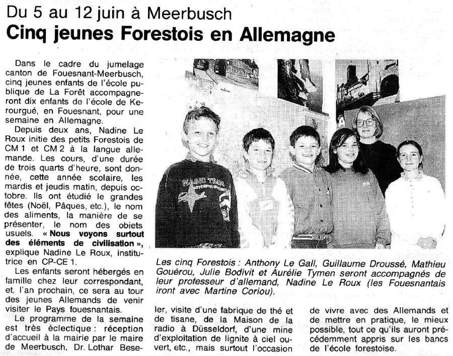 Ouest France, juin 1994