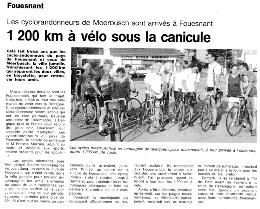 Le Télégramme, juillet 1995