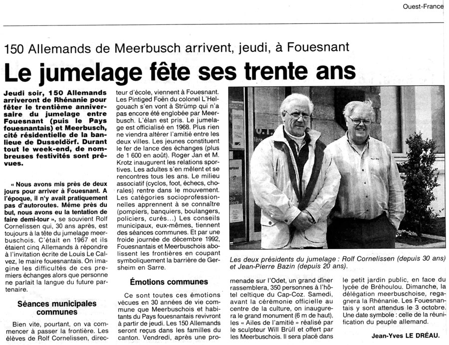 Ouest France, mai 1997