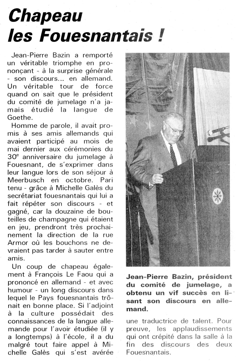 Le Télégramme, 2 octobre 1997