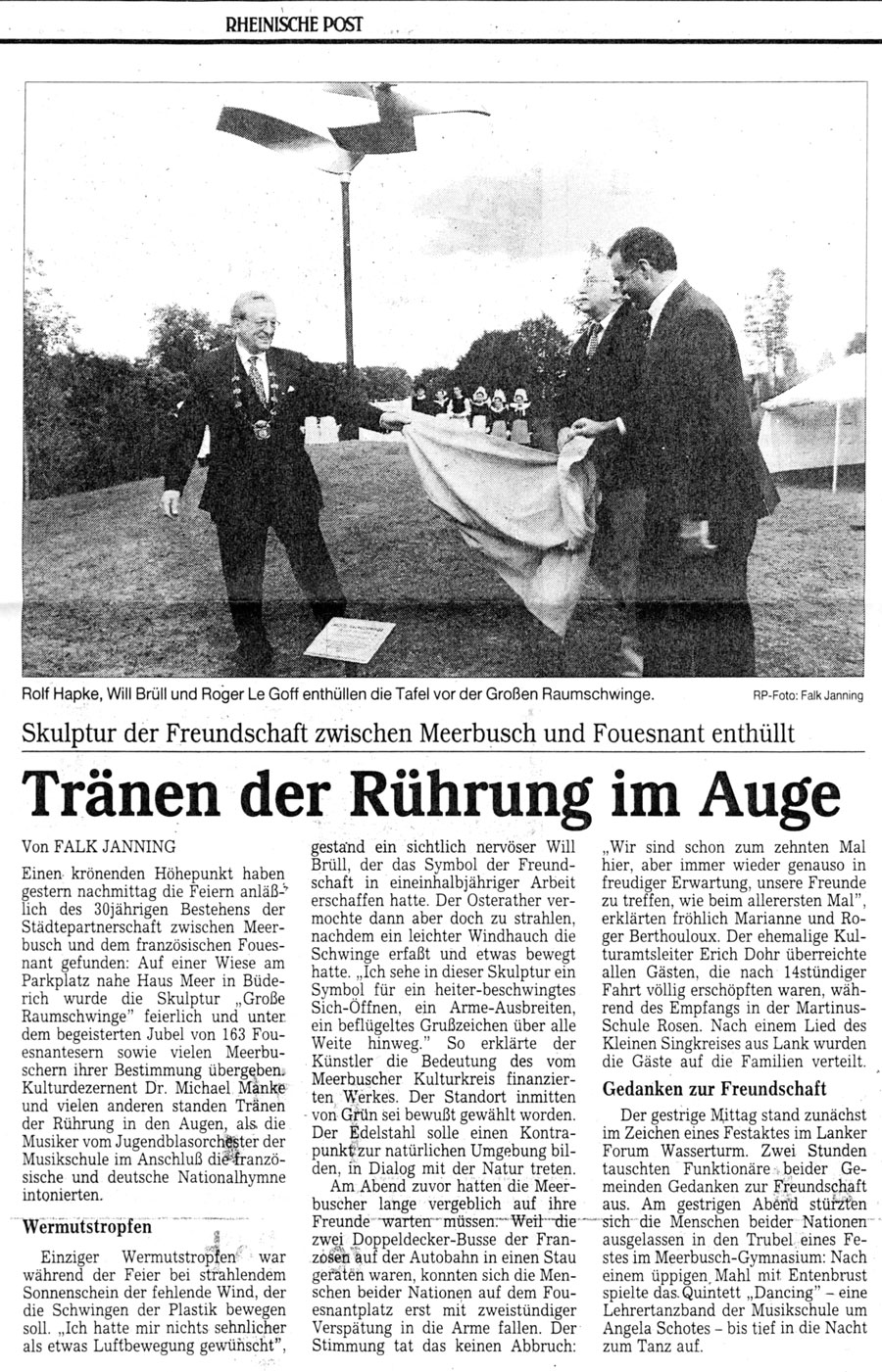Rheinische Post, 4 octobre 1997
