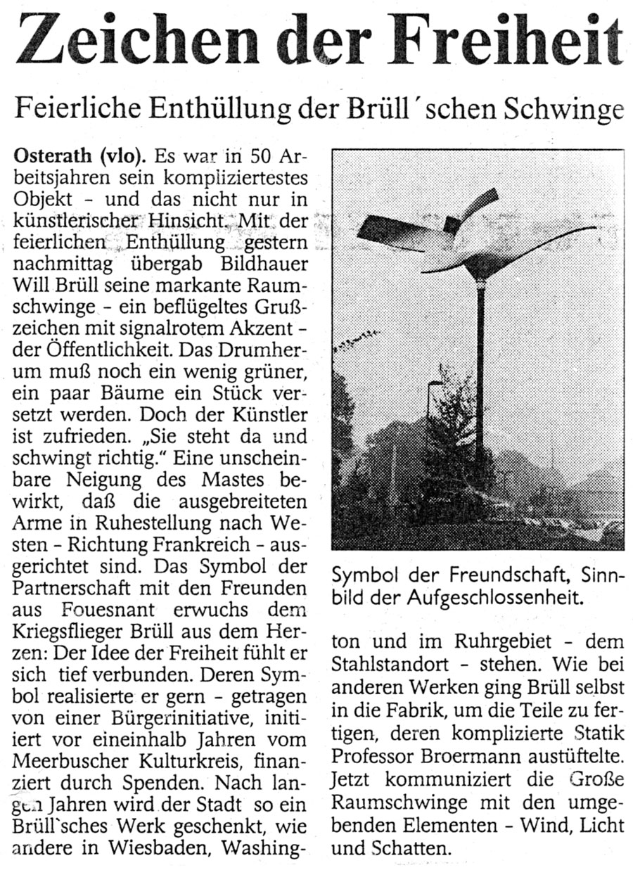 Westdeutsche Zeitung, 10 avril 1997
