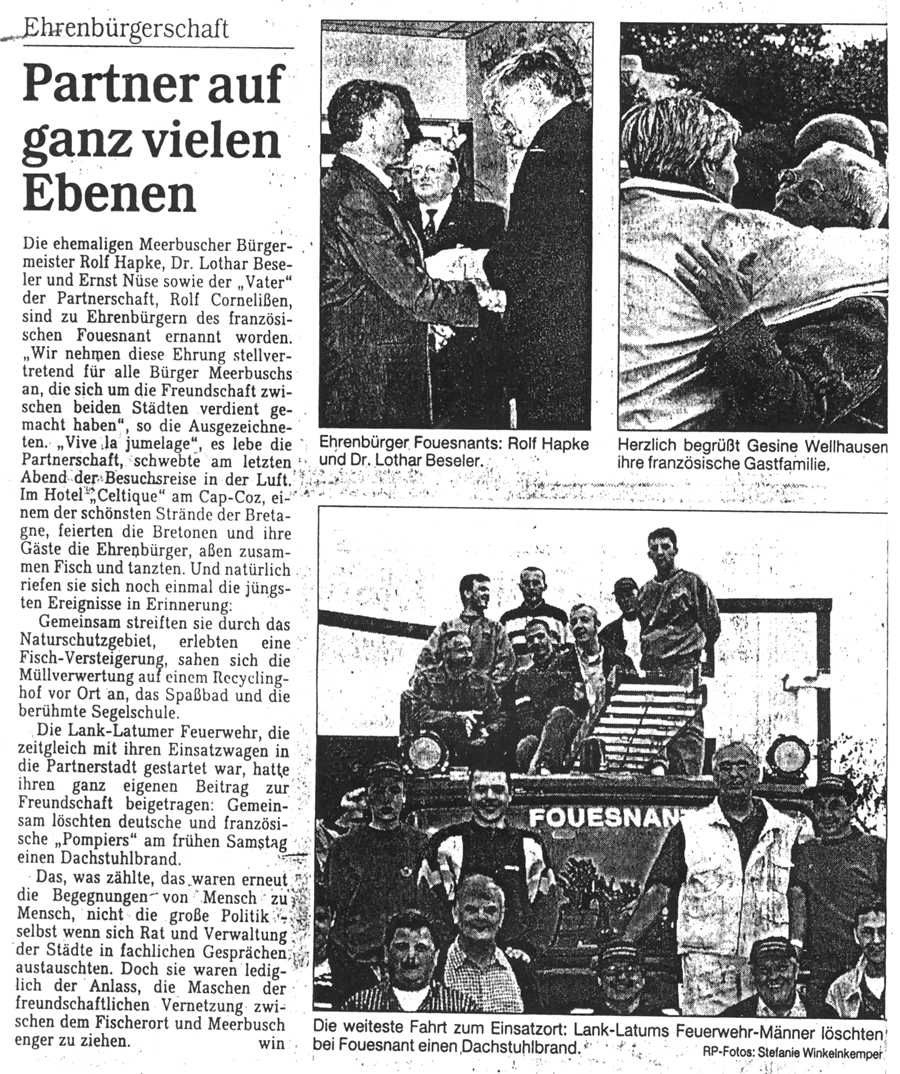 Rheinische Post, 24 mai 2000