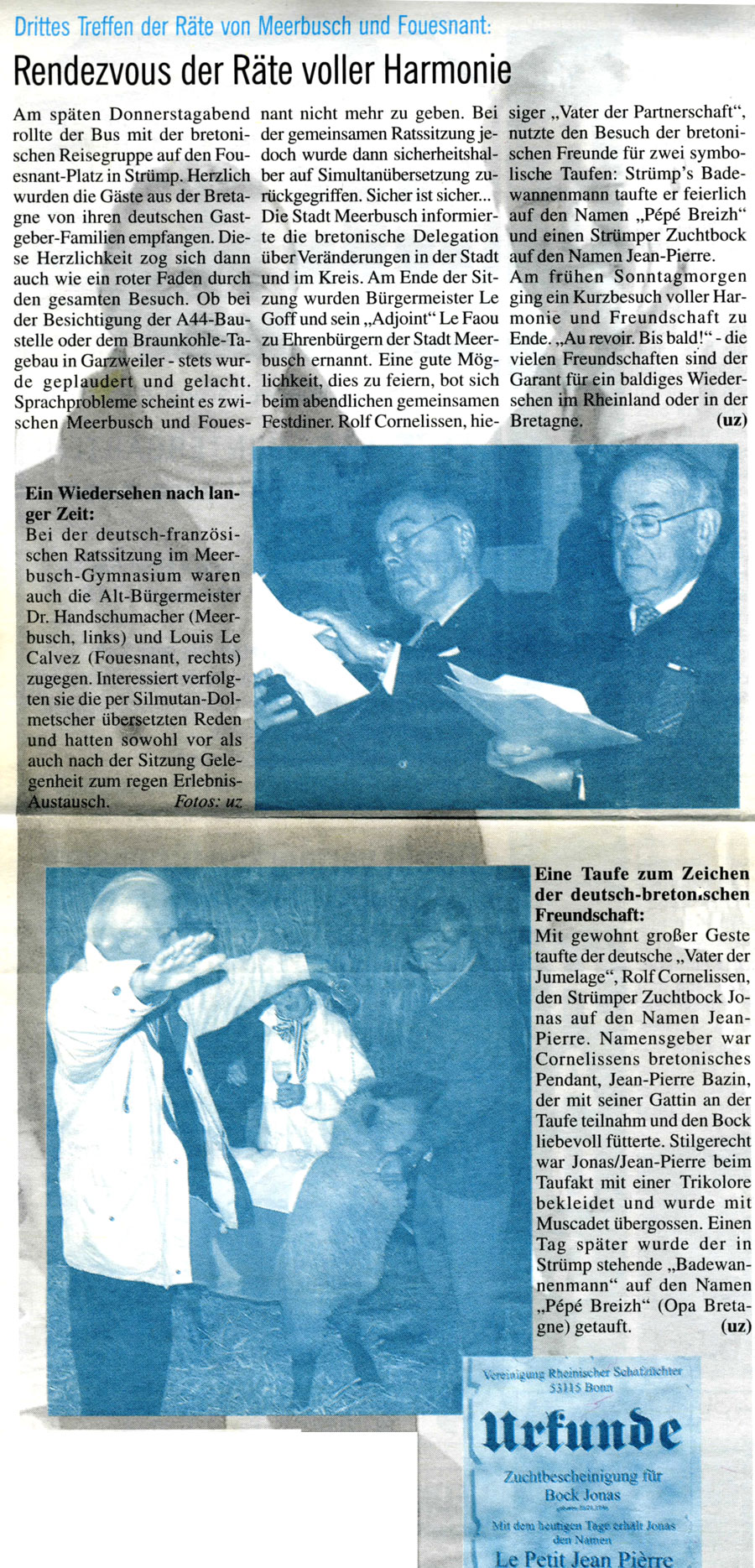 Meerbusch Magazin, octobre 2000