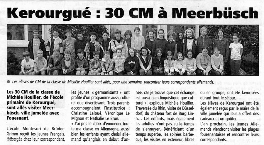 Ouest France, juin 2002