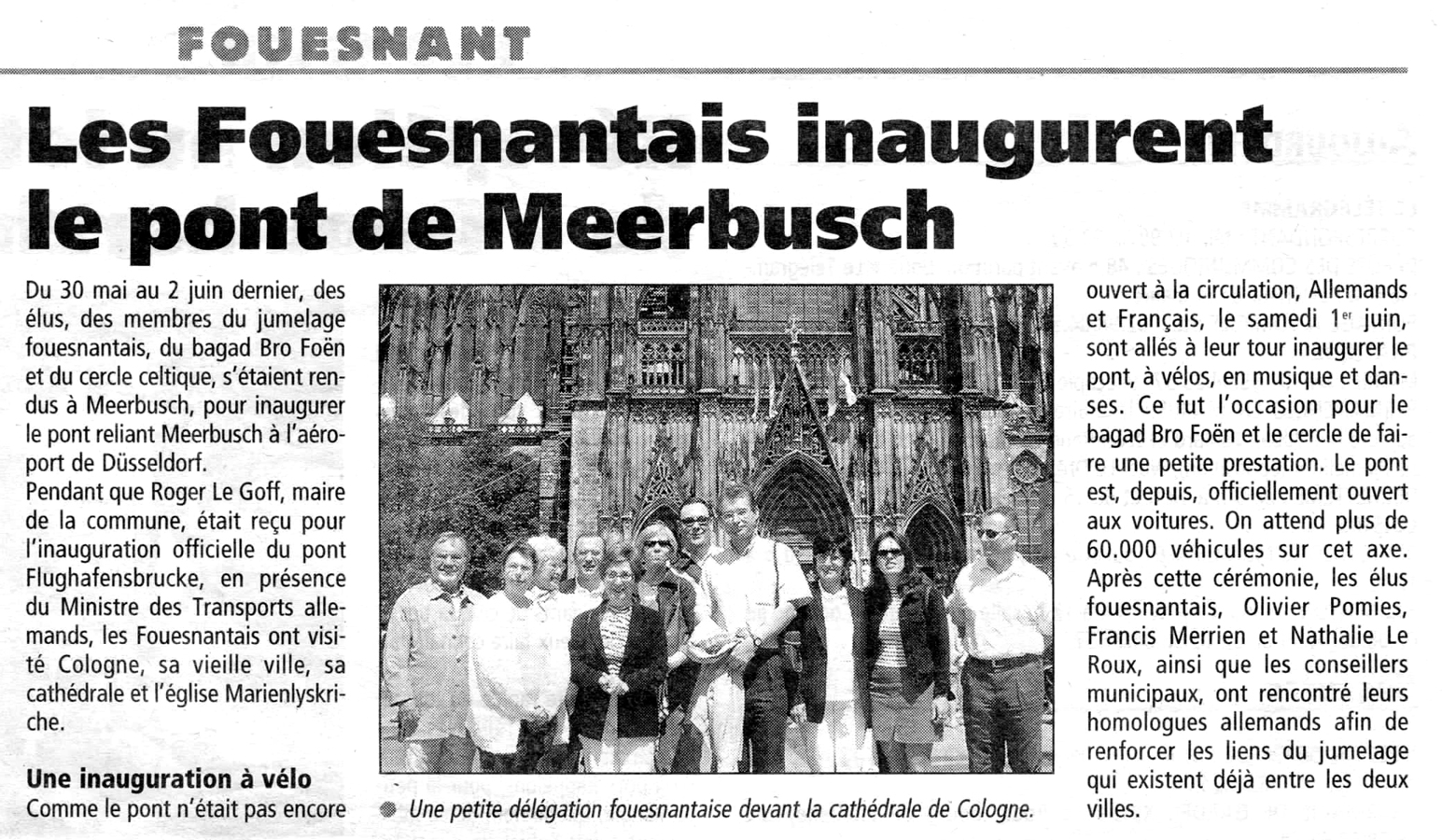 Le Télégramme, juin 2002