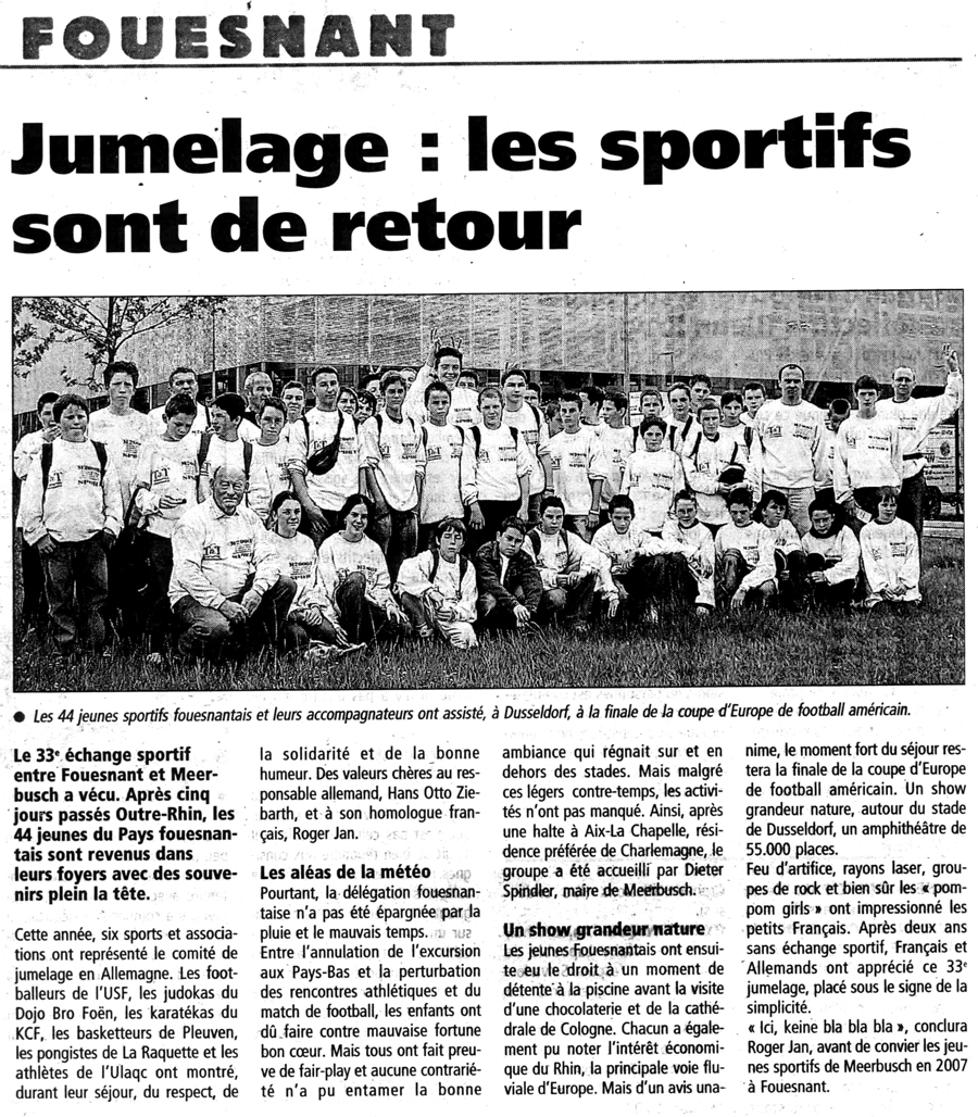 Le Télégramme, juin 2006