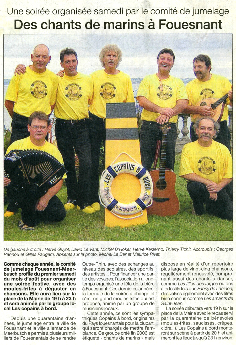 Le Télégramme, 19 juillet 2006