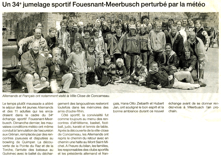 Ouest France, 30 mai 2007