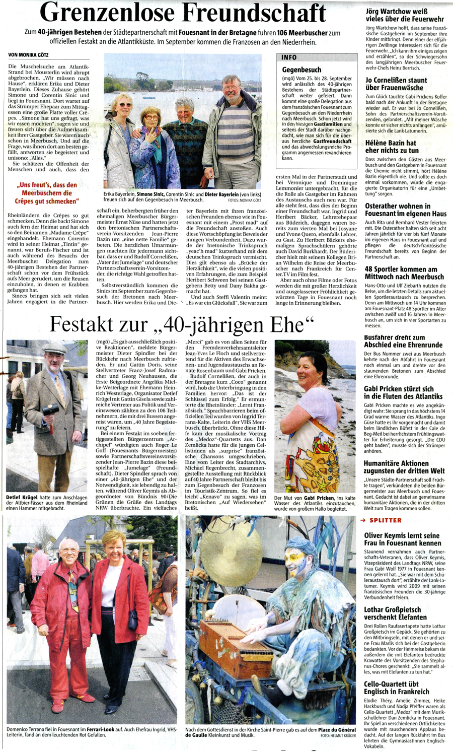 Rheinische Post, 6 mai 2008