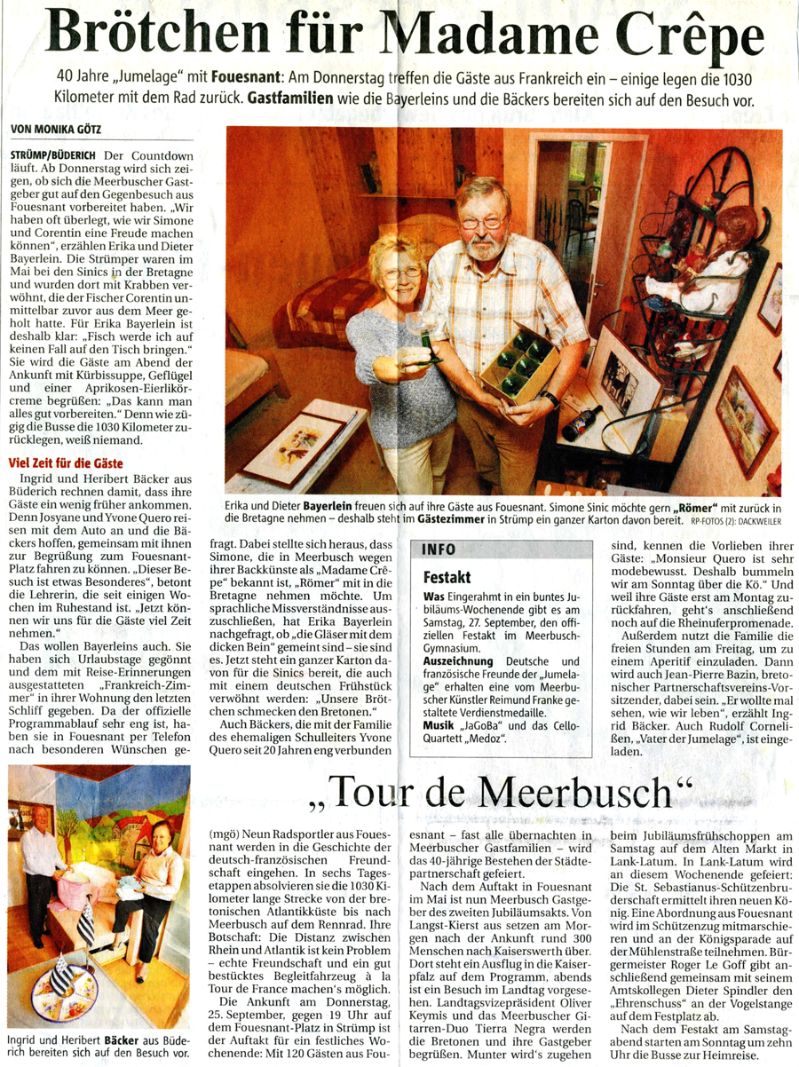 Rheinische Post, 23 septembre 2008
