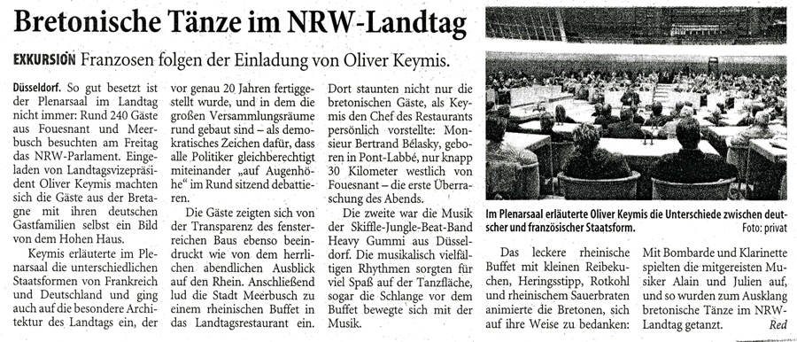 Rheinische Post, 27 septembre 2008