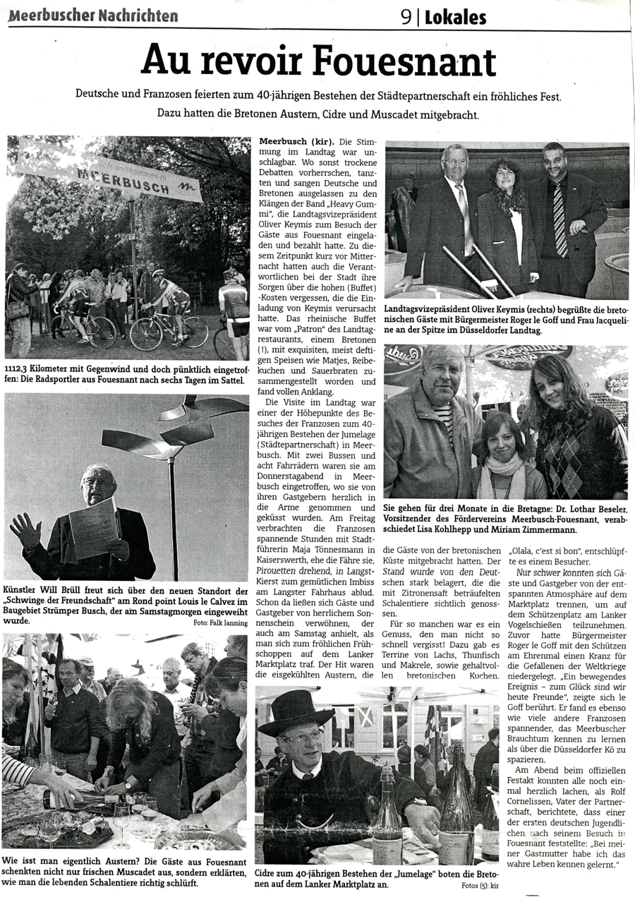 Meerbuscher Nachrichten, 30 septembre 2008