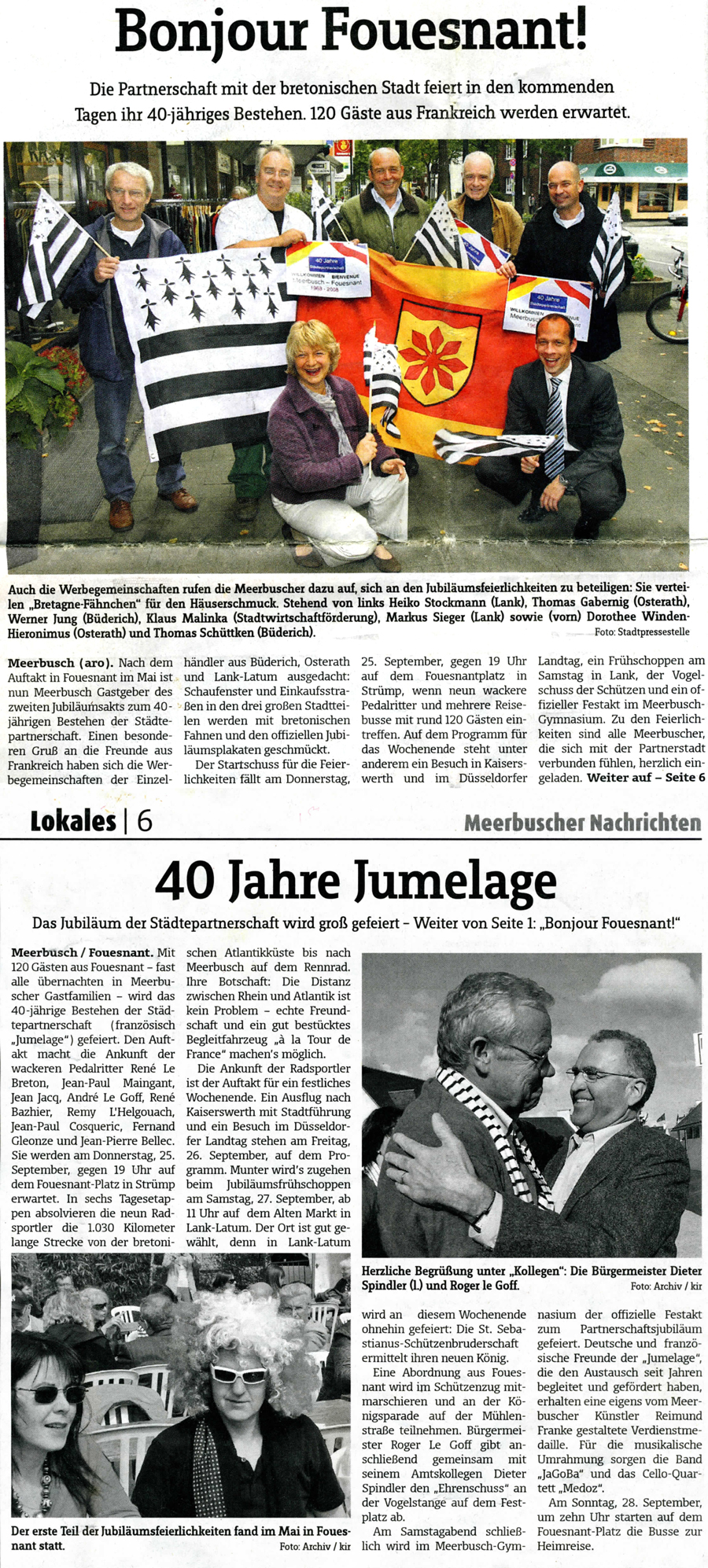 Meerbuscher Nachrichten, septembre 2008