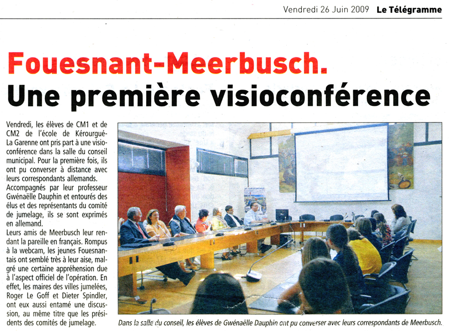 Le Télégramme, 26 juin 2009