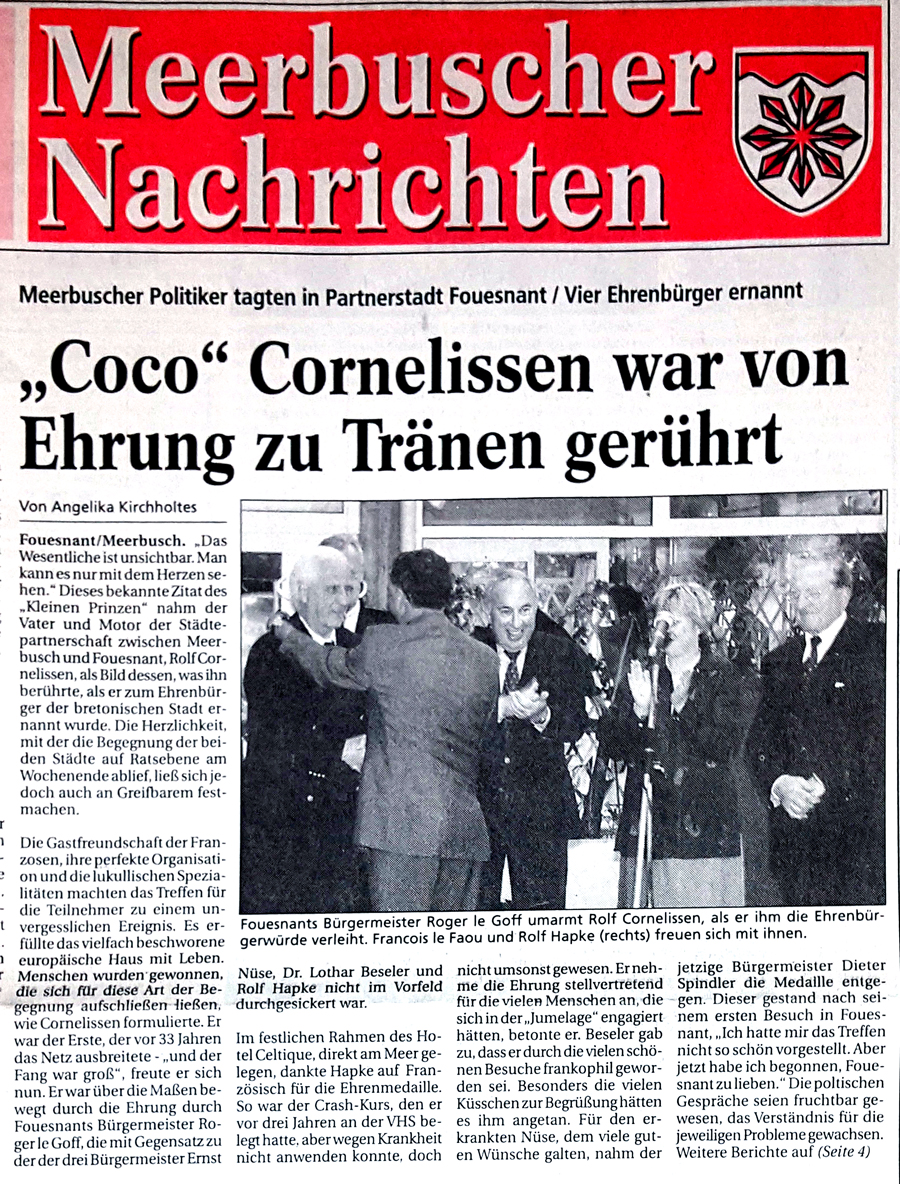 Meerbuscher Nachrichten, 22 mai 2000
