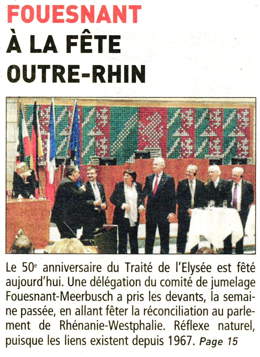 Le Télégramme, 23 janvier 2013