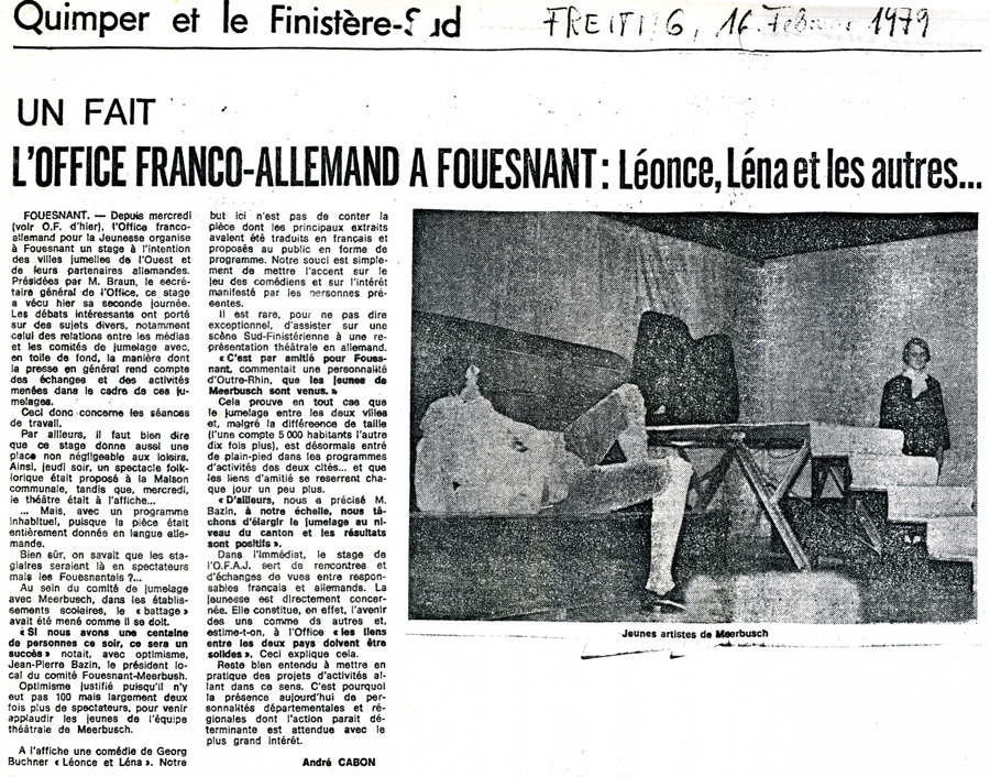 Ouest France, 16 février 1979