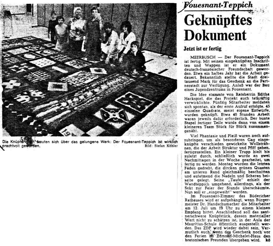 Rheinische Post, novembre 1975